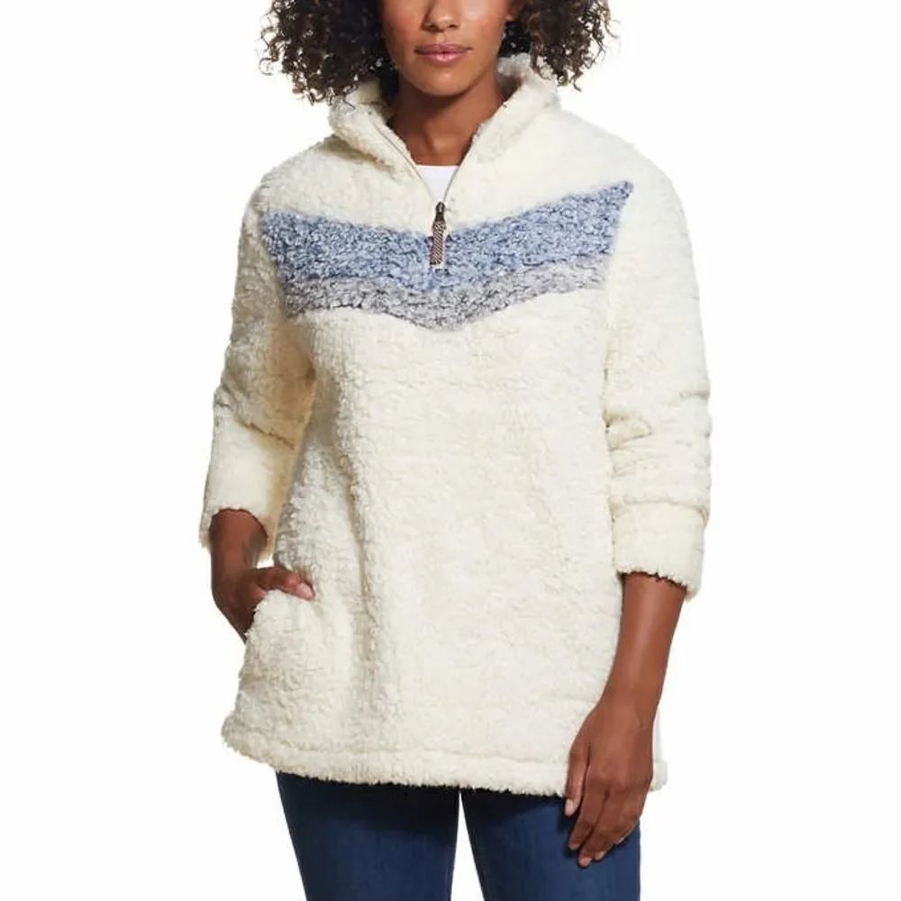 New Weatherproof Vintage half zip pullover- Large